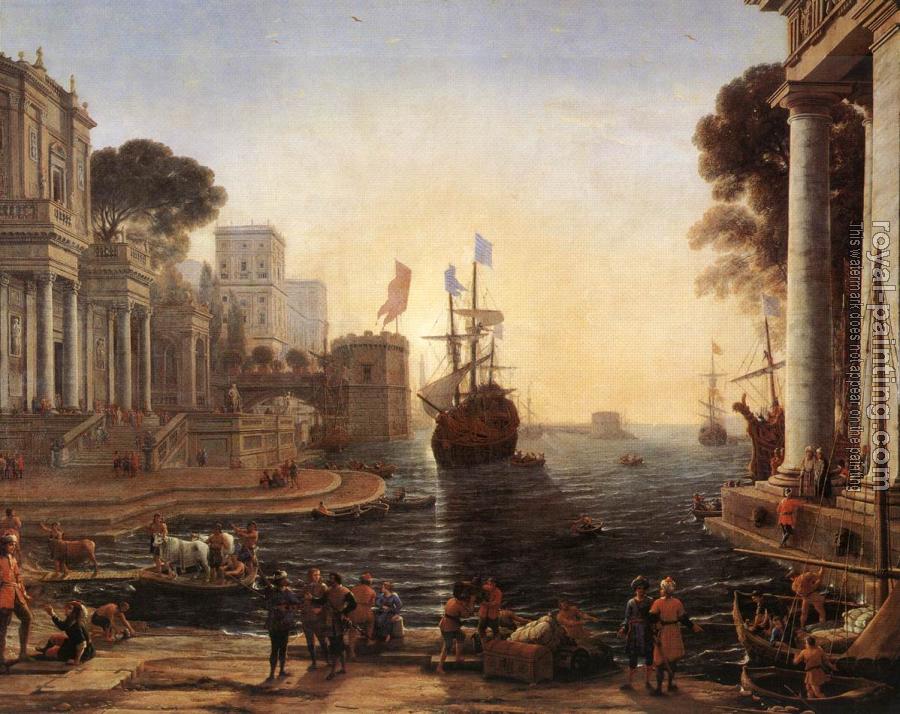Claude Lorrain : Ulysses Returns Chryseis to her Father